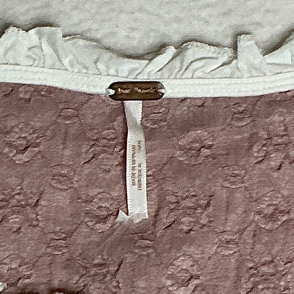 Free People Pink Textured Ruffle Cardigan Button Down Long Sleeve Top Women - Picture 4 of 10